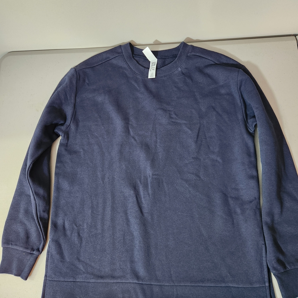Alternative Women’s Navy Long-Tail Sweatshirt Size Large NWOT